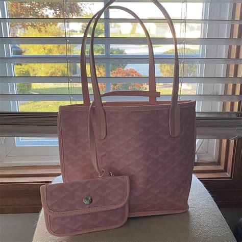 goyard pink bag|pink mini goyard bag.